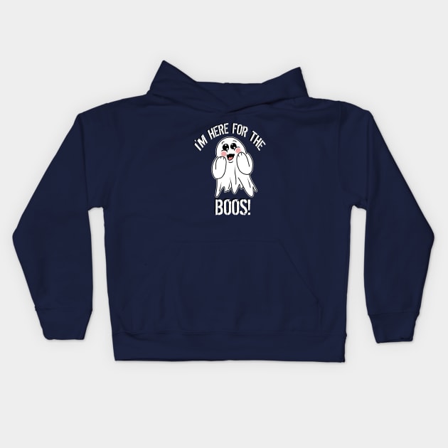 I'm Here for the BOOS! Kids Hoodie by Mietere